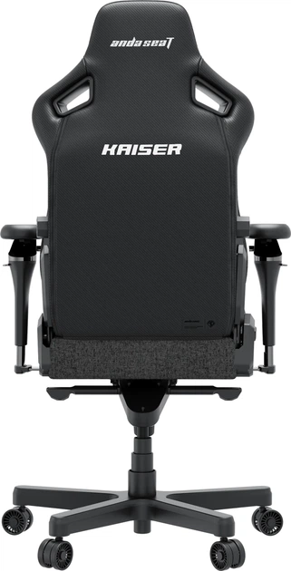 Fotel gamingowy Anda Seat Kaiser 4 V2 Size XL Dark Gray Fabric (AD12YDDC-XLL-20-GB-CF-03) - obraz 4