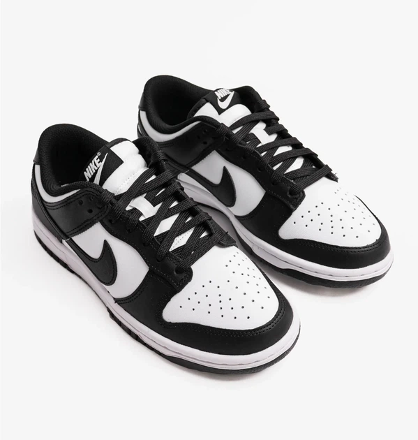 Кросівки жіночі Dunk Low Panda W White/Black DD1503-101 шкіряні кеди на кожен день Розмір 35.5 Чорно-білі - зображення 3