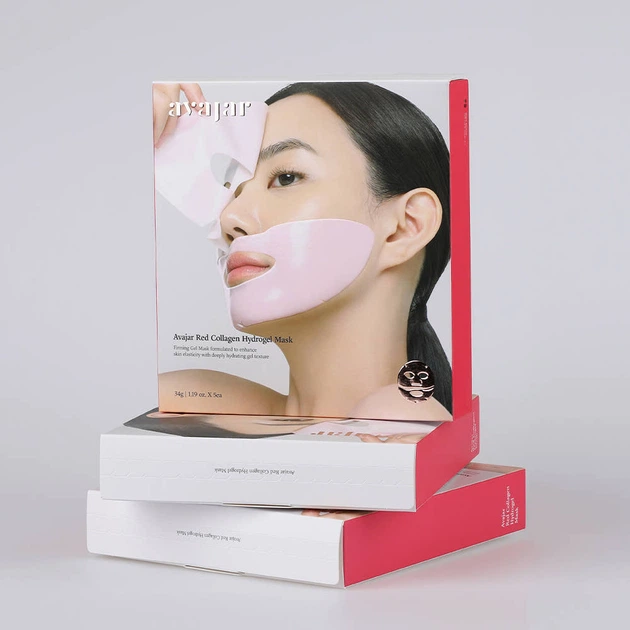 Гідрогелева маска Avajar Red Collagen Hydrogel Mask - Фото 1 Гідрогелева маска Avajar Red Collagen Hydrogel Mask - изображение 1