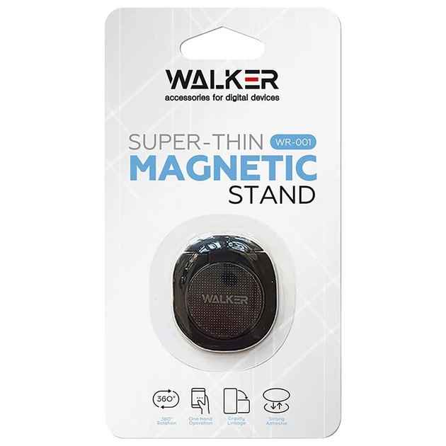 Держатель (Холдер) Walker WR-001, Черный - 448597 - Фото 3 Держатель (Холдер) Walker WR-001, Черный - 448597 - изображение 3
