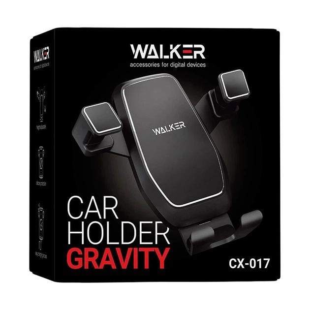 Держатель (Холдер) Walker CX-017 Gravity, Черный - 448542 - изображение 2