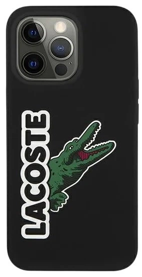 Панель Lacoste для iPhone 14 Pro max Silicone Head Crocodile Black (LCHCP14XSHK) - зображення 2