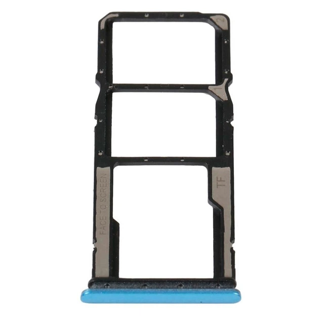 Держатель SIM-карты Xiaomi Redmi 10a, С разъемом на карту памяти, Синий - 555547 - Фото 1 Держатель SIM-карты Xiaomi Redmi 10a, С разъемом на карту памяти, Синий - 555547 - изображение 1