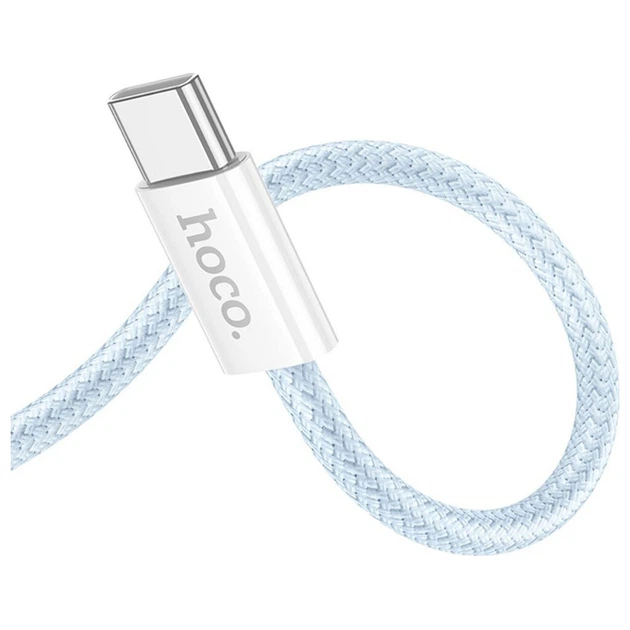 USB кабель Hoco X104, Type-C, 2.0 м., Голубой - 425564 - Фото 2 USB кабель Hoco X104, Type-C, 2.0 м., Голубой - 425564 - изображение 2