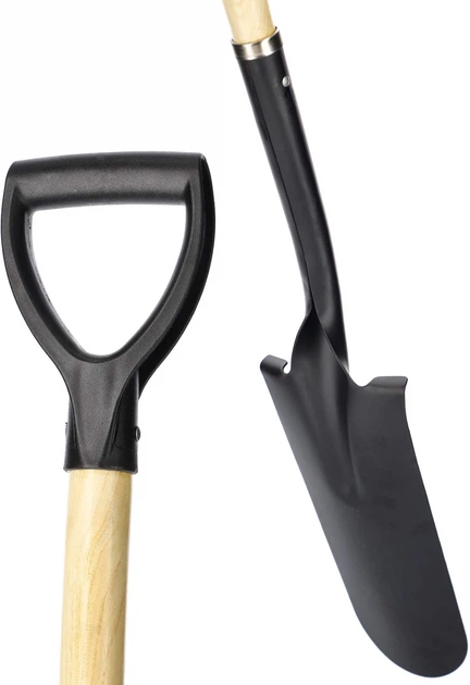 Szpadel drenarski Kadax Ladce 14 x 110 cm Czarny (K2518) - obraz 2