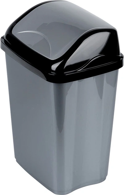 Кошик для сміття Orion пластиковий 26 л Сірий (8592381171322) - зображення 2