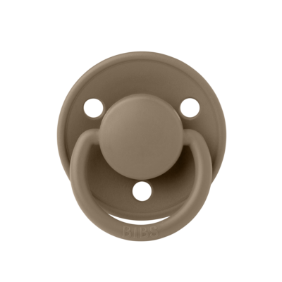 Соска пустышка BIBS De Lux Silicone (круглая) 0-36 мес – Dark Oak - Фото 2 Соска пустышка BIBS De Lux Silicone (круглая) 0-36 мес – Dark Oak - изображение 2