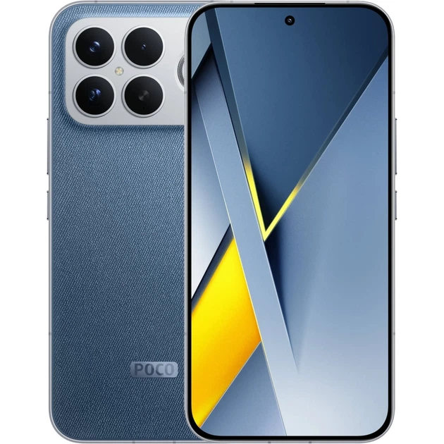 Смартфон Xiaomi POCO F8 Ultra 16/512 GB Denim Blue (with charger) (Global Version) - Фото 3 Смартфон Xiaomi POCO F8 Ultra 16/512 GB Denim Blue (with charger) (Global Version) - изображение 3