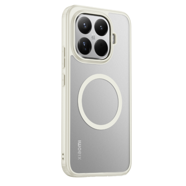 Чохол - накладка Omeve Glass Ring для Xiaomi 15T Pro white - Фото 1 Чохол - накладка Omeve Glass Ring для Xiaomi 15T Pro white - зображення 1