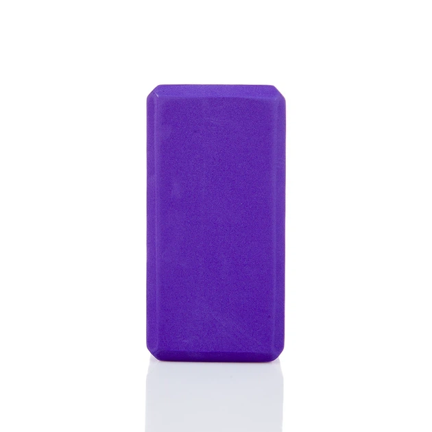 Блок для йоги Gemini Eva Pro 180грамм 23х15х7,5см (Фиолетовый) Purple GBK-10111 - изображение 3