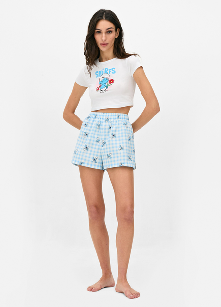 Женская пижама Primark Disney Winnie the Pooh XS для дома и сна Голубой (8862) - изображение 2