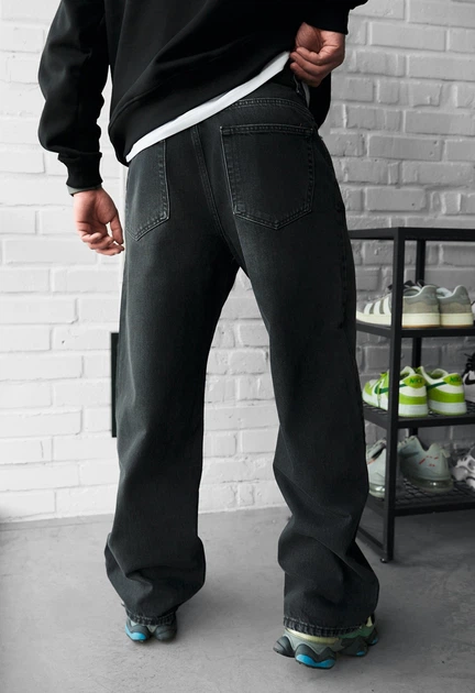 Джинси Staff 031 dark gray baggy 31 - Фото 2 Джинси Staff 031 dark gray baggy 31 - изображение 2