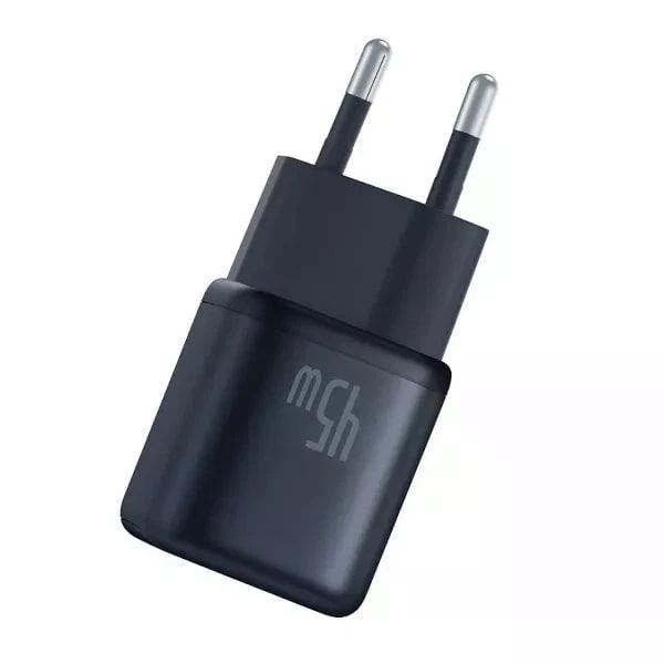 Мережевий зарядний пристрій 45W Baseus PicoGo GaN6 Type-C Fast Charger P10176800123-00 швидка зарядка QC3.0/PD3.0 Black - зображення 5