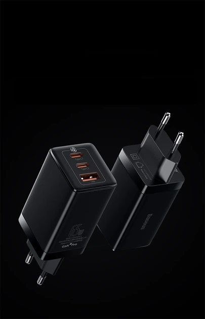 Зарядное устройство BASEUS GaN5 Pro 65W + Кабель Type-C - изображение 10
