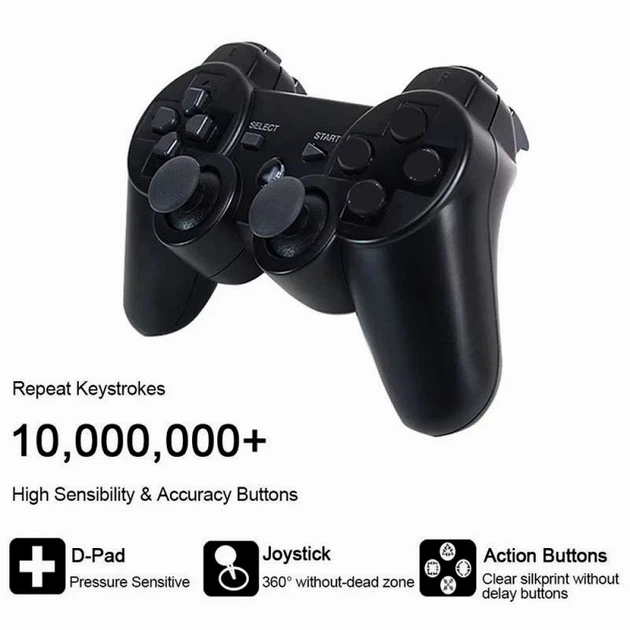 Джойстик P3 беспроводной для PlayStation 3 с вибрацией удобный для геймеров длинных игровых сессий - изображение 4