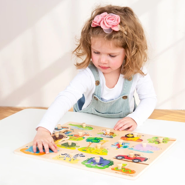 Пазл New Classic Toys Сафарі 16 частин 40,2x30,3x2 см - изображение 4