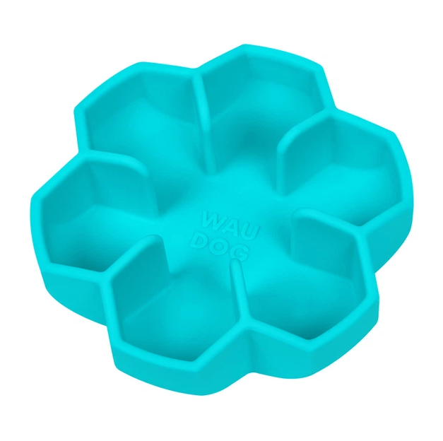 Миска для кошек и собак WAUDOG Silicone для медленного питания, голубой - 750 мл, - Фото 3 Миска для кошек и собак WAUDOG Silicone для медленного питания, голубой - 750 мл, - изображение 3