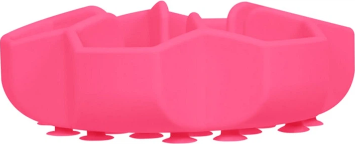 Миска для кошек и собак WAUDOG Silicone для медленного питания, розовый - 750 мл, - изображение 4