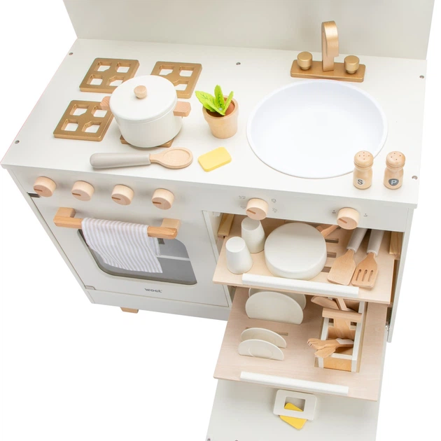 Ігровий набір New Classic Toys Міні-кухня з посудомийною машиною 70x36x85 см - изображение 4