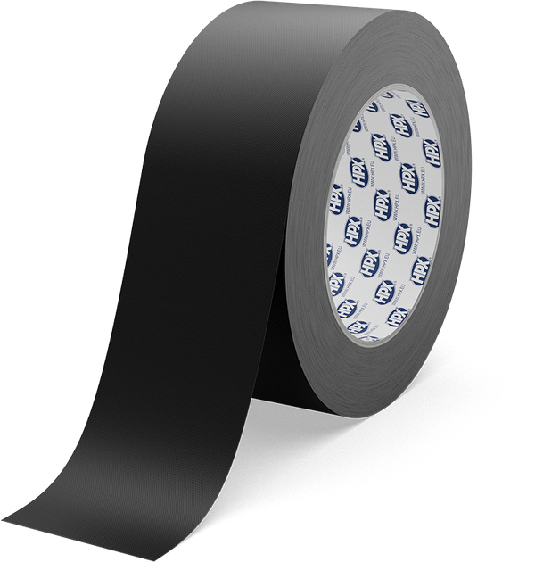 Матовая лента HPX Gaffer Tape для театра, кино и телестудий 48 мм х 25 м Черная (GB5025) - изображение 2