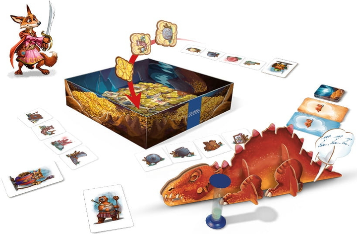 Gra planszowa Granna Huch! Śpij Smoku śpij (5900221004472) - obraz 3