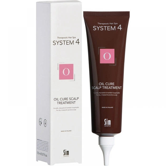 Пилинговая маска для кожи головы SIM Sensitive System 4 Oil Cure Scalp treatment O 150 ml - Фото 1 Пилинговая маска для кожи головы SIM Sensitive System 4 Oil Cure Scalp treatment O 150 ml - изображение 1