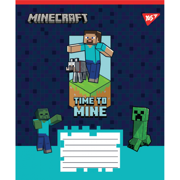 Зошит в клітинку 12арк майнкрафт Minecraft для хлопчиків , зошит учнівський (в асортименті) Yes - Фото 6 Зошит в клітинку 12арк майнкрафт Minecraft для хлопчиків , зошит учнівський (в асортименті) Yes - зображення 6