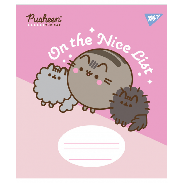 Тетрадь школьная ученическая в клетку 12 листов Pusheen пушин, тетрадь 12 страниц для девочек пушин Yes. - Фото 5 Тетрадь школьная ученическая в клетку 12 листов Pusheen пушин, тетрадь 12 страниц для девочек пушин Yes. - изображение 5