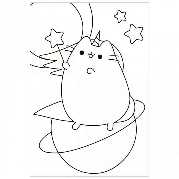 Раскраска с гелевыми ручками с глиттером 12 стр. А4 Pusheen YES - Фото 5 Раскраска с гелевыми ручками с глиттером 12 стр. А4 Pusheen YES - изображение 5