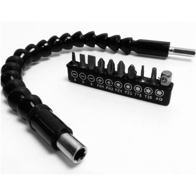 Гибкая насадка для отвёртки Flexible Screw Tool 10 в 1 - изображение 2