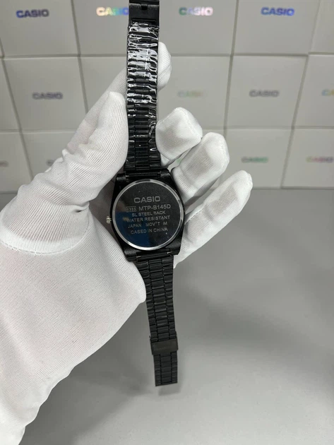 Мужские наручные часы Casio MTP-B145 черный-черный - изображение 6