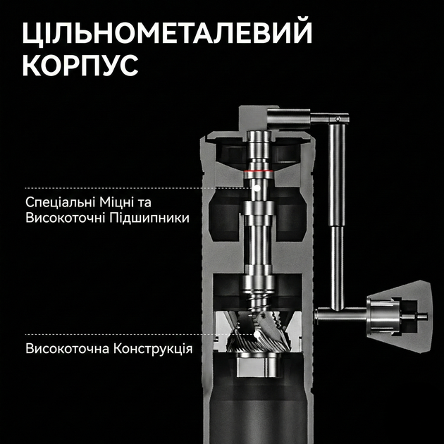 Ручна кавомолка Timemore Chestnut S3 ESP Matte Black (S2C-042-EI) механічна портативна з регулюванням помелу зі сталевими жорнами та металевим корпусом з нержавіючої сталі - зображення 6