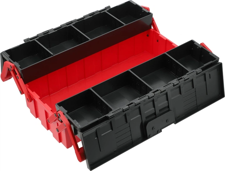 Ящик для інструментів YATO пластиковий з 3 полицями (YT-08977) - зображення 2