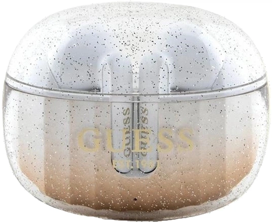 Słuchawki Guess Glitter Gradient Bluetooth 5.3 Bezprzewodowe + Stacja Dokujaca Złota (3666339210380) - obraz 2