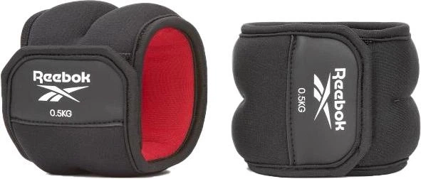 Обважнювачі щиколотки Reebok Ankle Weights чорний, червоний Уні 0.5 кг - изображение 3