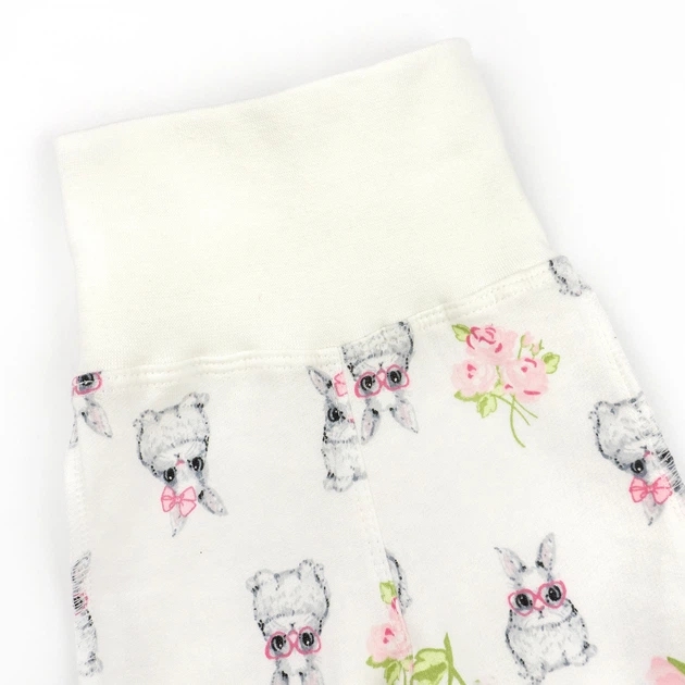 Комплект для новонароджених Dexter`s три предмета cute bunny футер 56 см молочний - Фото 6 Комплект для новонароджених Dexter`s три предмета cute bunny футер 56 см молочний - зображення 6