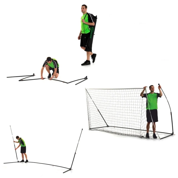 Футбольні ворота Quickplay Kickster 360x180см - Фото 2 Футбольні ворота Quickplay Kickster 360x180см - изображение 2