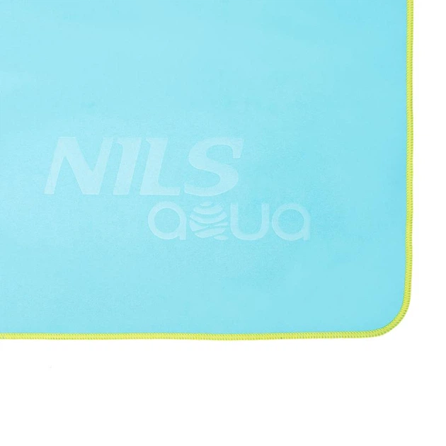 Рушник з мікрофібри Nils Aqua NAR12 180x100см синьо-зелений - Фото 3 Рушник з мікрофібри Nils Aqua NAR12 180x100см синьо-зелений - изображение 3