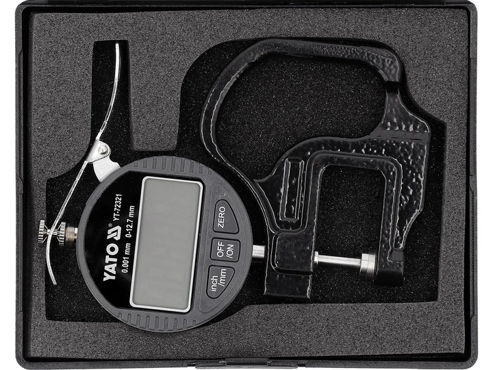 Товщиномір Yato YT‑72321 годинниковий 12.7 мм / 0.001 мм (5906083122392) - зображення 4