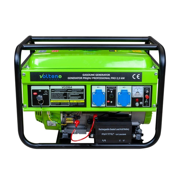 Бензиновий інверторний генератор Volteno VO2864 Professional PRO однофазний 2.5 кВт (5907477041442) - зображення 2