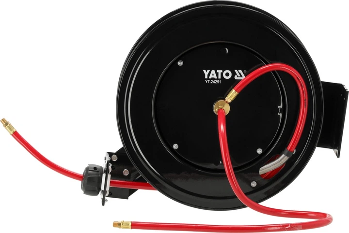 Шланг пневматичний для компресора YATO YT-24251 на котушці 9.5 мм 20 м (5906083109256) - зображення 3