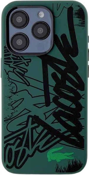 Панель Lacoste для iPhone 15 Pro max Silicone Graffiti (LCHCP15XGRAK) - зображення 2