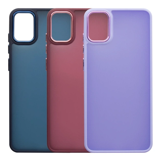 Чохол Premium TPU+PC Space II Color Matte для Samsung Galaxy A05 (A055) Dark Purple - изображение 2