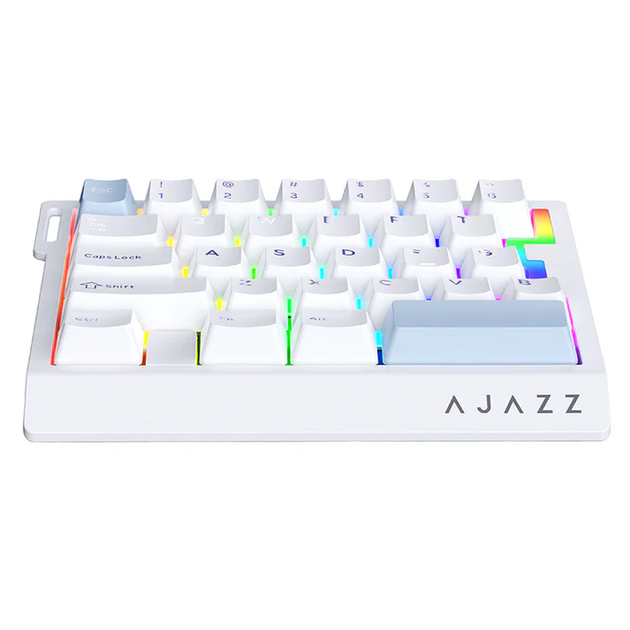 Магнітна ігрова клавіатураAJAZZ AK029 / Дротова / 29% / Magnetic Rice Switch / White / Білий - Фото 3 Магнітна ігрова клавіатураAJAZZ AK029 / Дротова / 29% / Magnetic Rice Switch / White / Білий - изображение 3