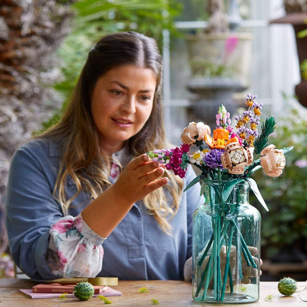 Конструктор Квіти Icons Botanicals Expert Букет польових квітів 10280 756 елементів сумісний із деталями лего/Lego - зображення 4