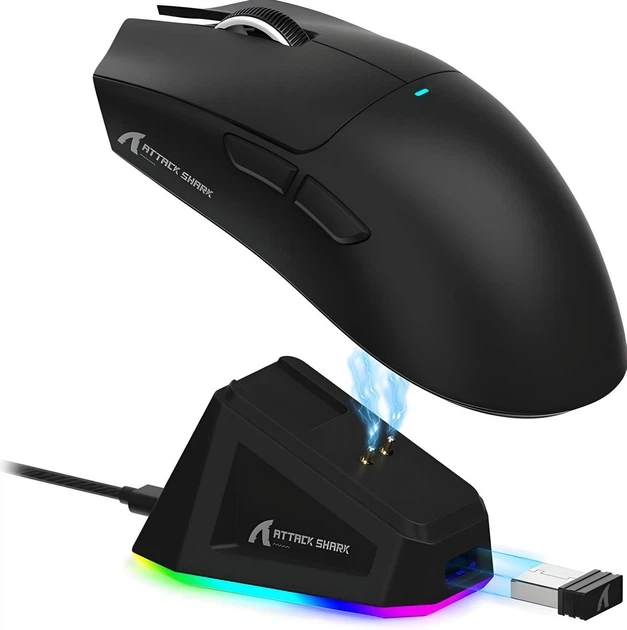 Игровая беспроводная мышь Attack Shark X11 Black - изображение 4