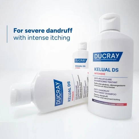 Шампунь для лікування сильної лупи Ducray Kelual DS Intensive Shampoing Traitant Anti-Pelliculaire 100 ml - изображение 2