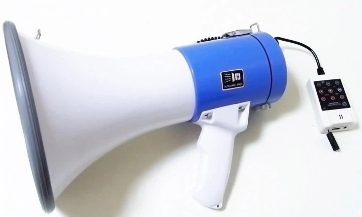 Мощный портативный громкоговоритель UKC MEGAPHONE ER-55/5076 12V (01146) - Фото 3 Мощный портативный громкоговоритель UKC MEGAPHONE ER-55/5076 12V (01146) - изображение 3