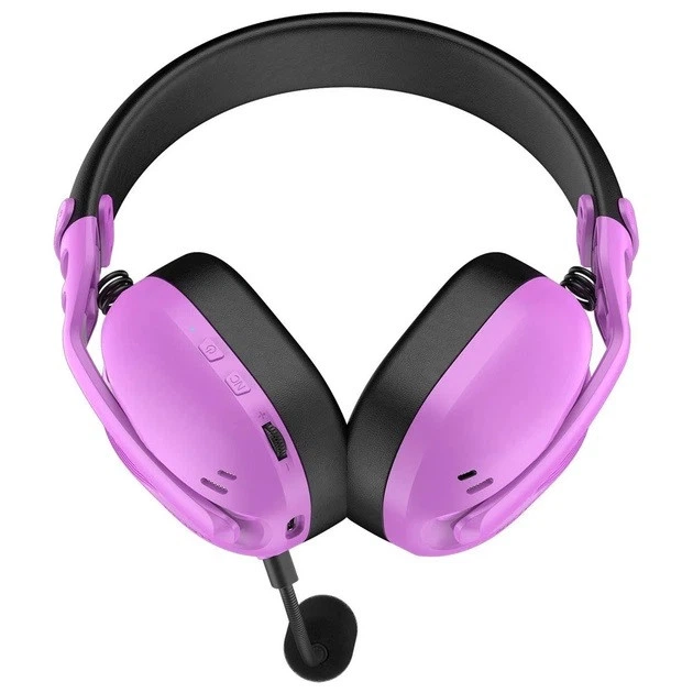 Бездротові навушники - ігрова гарнітура HATOR Hyperpunk 3 Wireless (ESH19) фіолетова - зображення 6