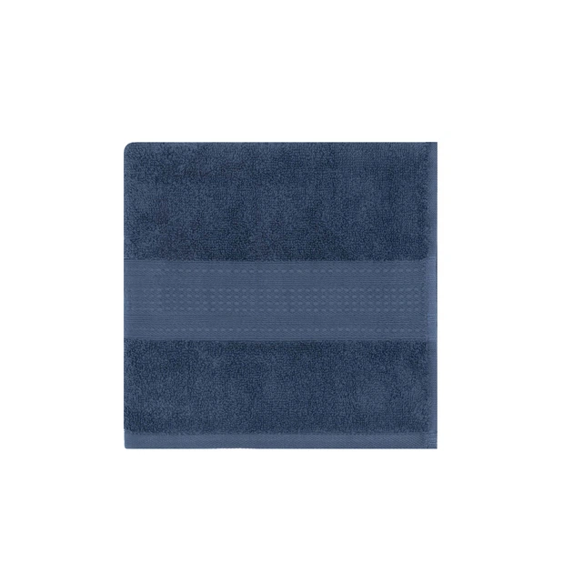 Рушник махровий Ardesto SuperSoft 50x90 см модель ART2250DBP, бавовна, синій - зображення 4